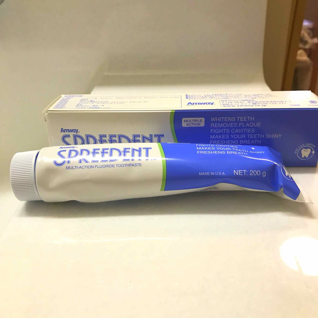 Amway  スプリーデント™️ フッ素配合ハミガキ/アムウェイ/歯磨き粉を使ったクチコミ(1枚目)