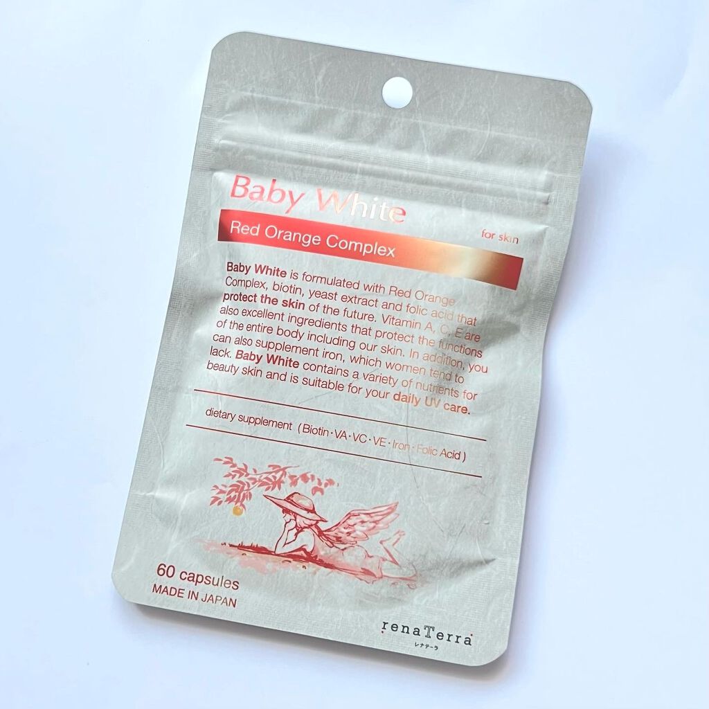 Baby White 60粒/renaTerra/美容サプリメントを使ったクチコミ(2枚目)