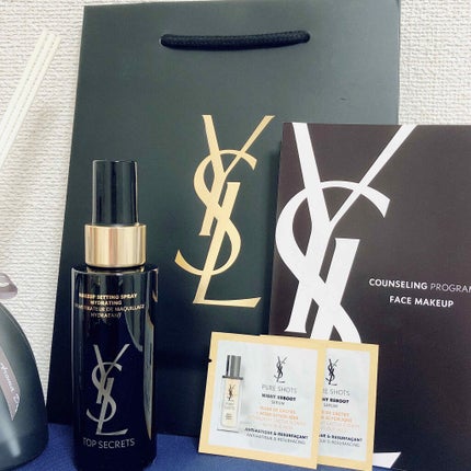 トップ シークレット セッティング グロウ スプレー/YVES SAINT LAURENT BEAUTE/ミスト状化粧水を使ったクチコミ(1枚目)