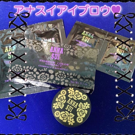 アイブロウ カラー コンパクト/ANNA SUI/パウダーアイブロウを使ったクチコミ(1枚目)