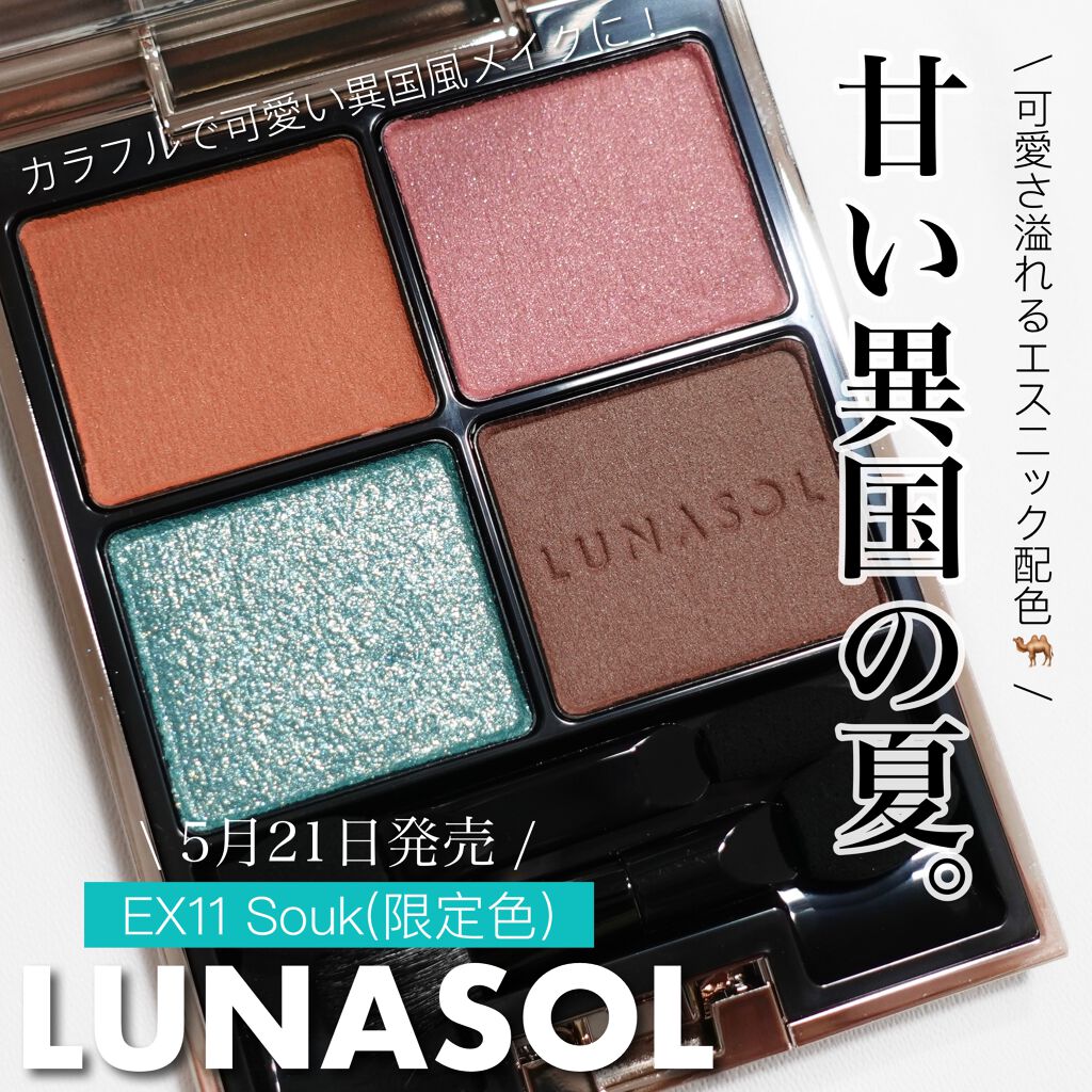 アイカラーレーション EX11 Souk（限定発売）/LUNASOL/アイシャドウパレットを使ったクチコミ（1枚目）