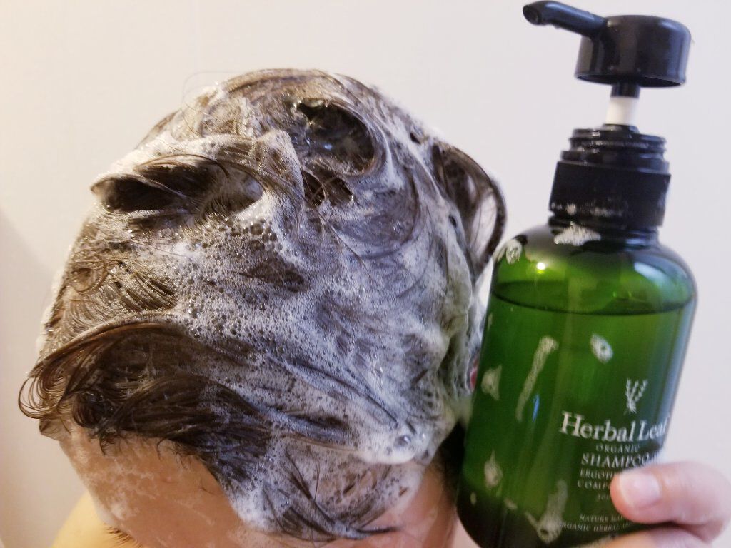 オーガニックシャンプー/コンディショナー/ハーバルリーフ/市販シャンプーを使ったクチコミ(2枚目)