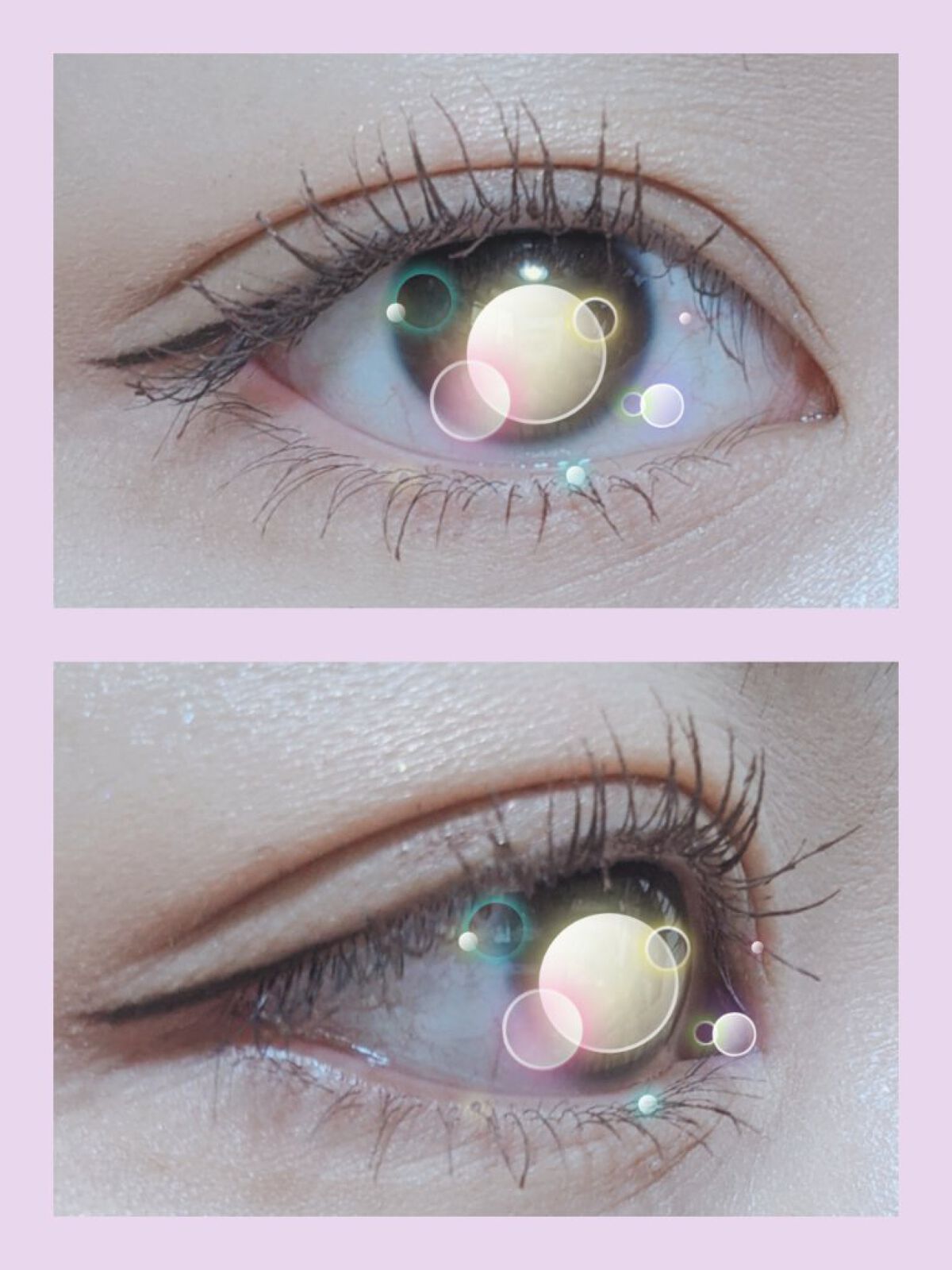 インク カラー カラ（AD） 02 BLACK MILKTEA BROWN(TETEUM)/PERIPERA/マスカラを使ったクチコミ（2枚目）