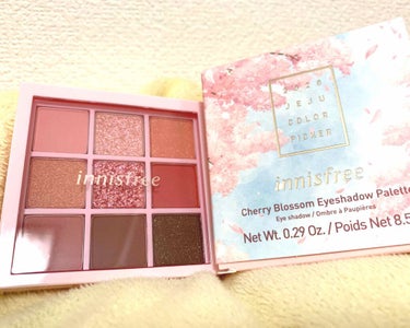 チェリーブロッサム アイシャドウ パレット 2020 Jeju Color Picker/innisfree/パウダーアイシャドウを使ったクチコミ（2枚目）