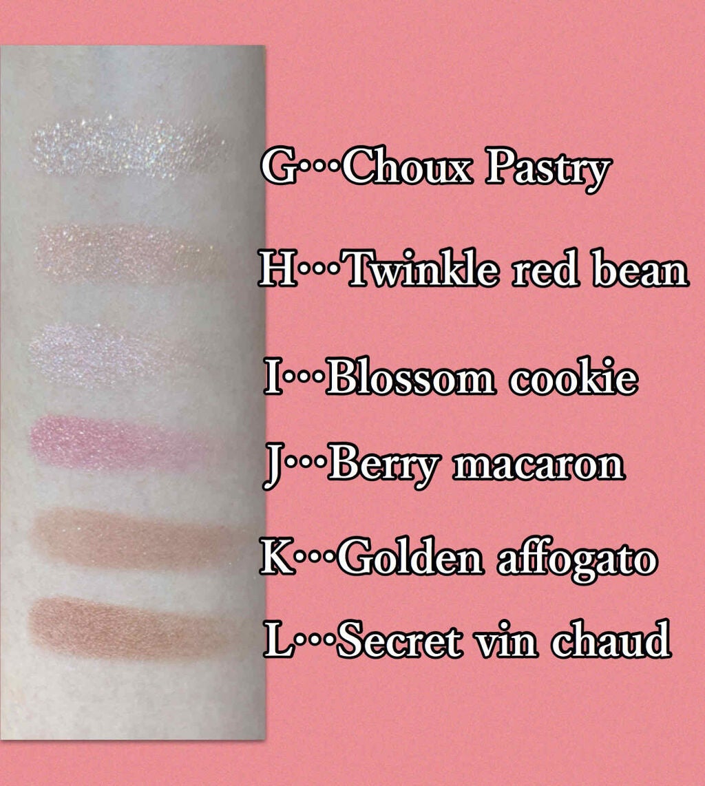 バレンタインボックス3ローズモーメント/VAVI MELLO/アイシャドウパレットを使ったクチコミ(4枚目)