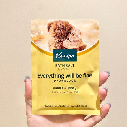 クナイプ バスソルト バニラ&ハニーの香り/クナイプ/無機塩系入浴剤を使ったクチコミ(1枚目)