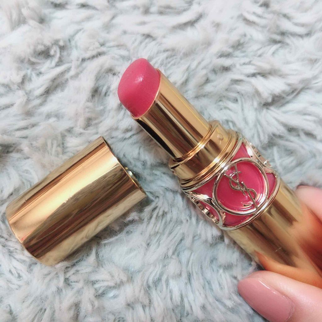 ルージュ ヴォリュプテ シャイン/YVES SAINT LAURENT BEAUTE/口紅を使ったクチコミ(2枚目)