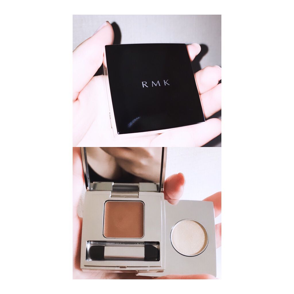 ザ ベージュライブラリー アイシャドウデュオ 04 ロイヤルベージュ/RMK/ジェル・クリームアイシャドウを使ったクチコミ（1枚目）