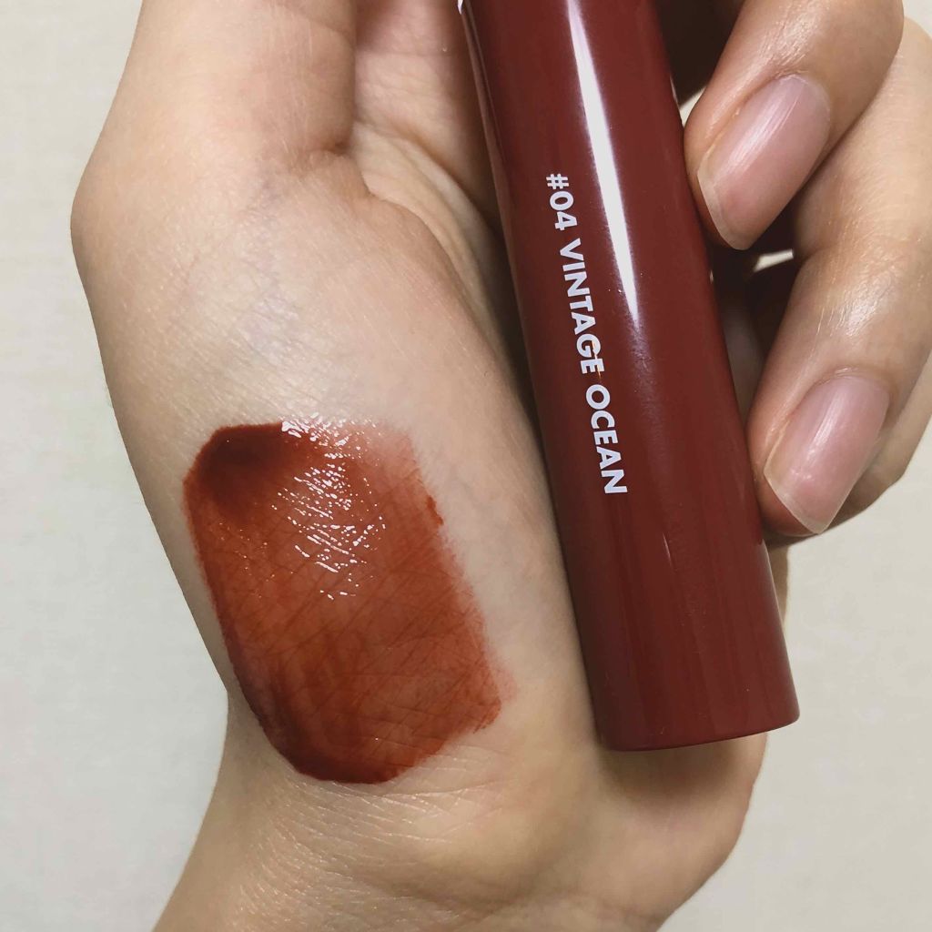 グラスティングウォーターティント/rom&nd/リップティントを使ったクチコミ(2枚目)