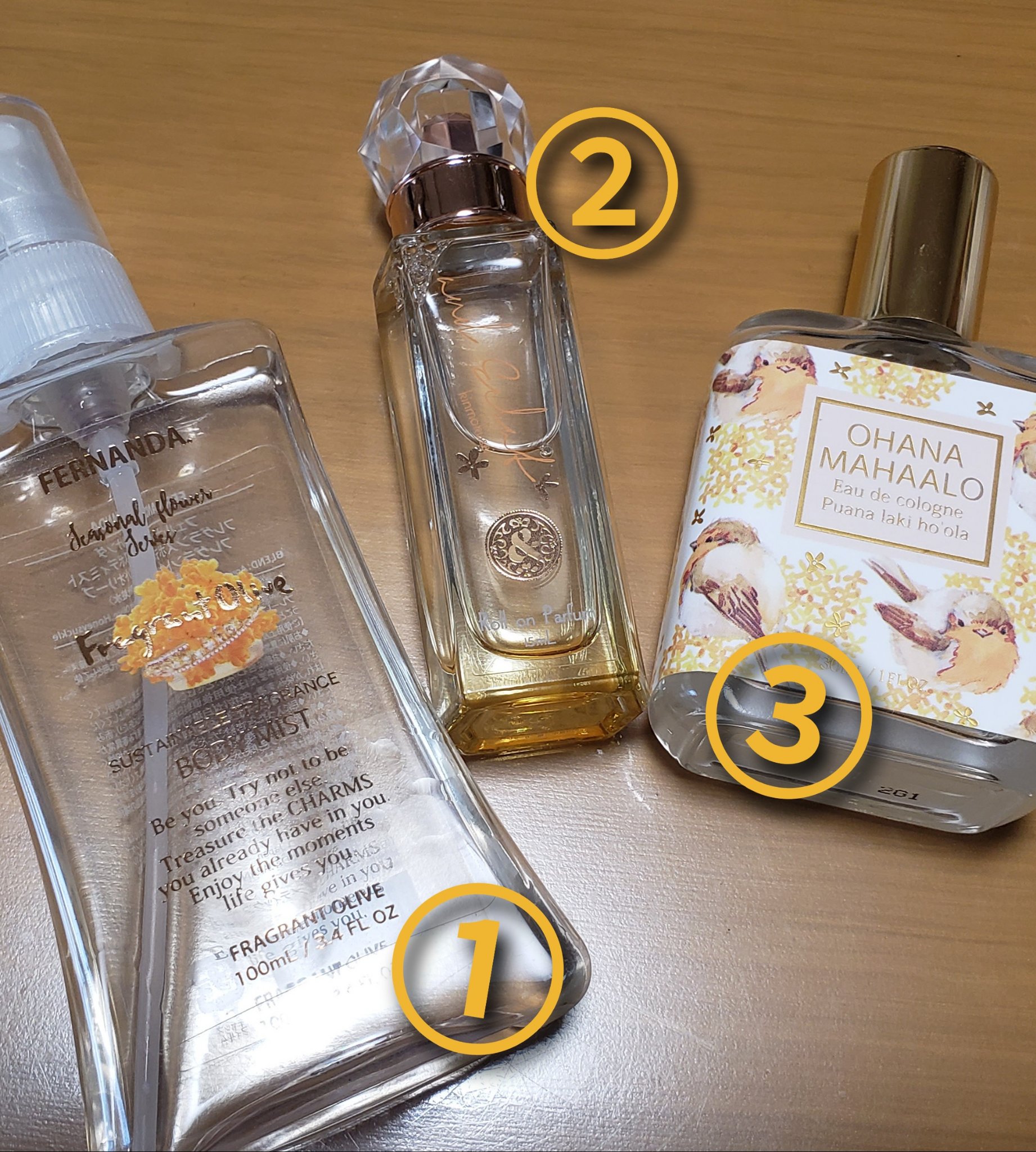 フレグランスボディミスト(フレグラントオリーブ)/フェルナンダ/香水(レディース)を使ったクチコミ（2枚目）