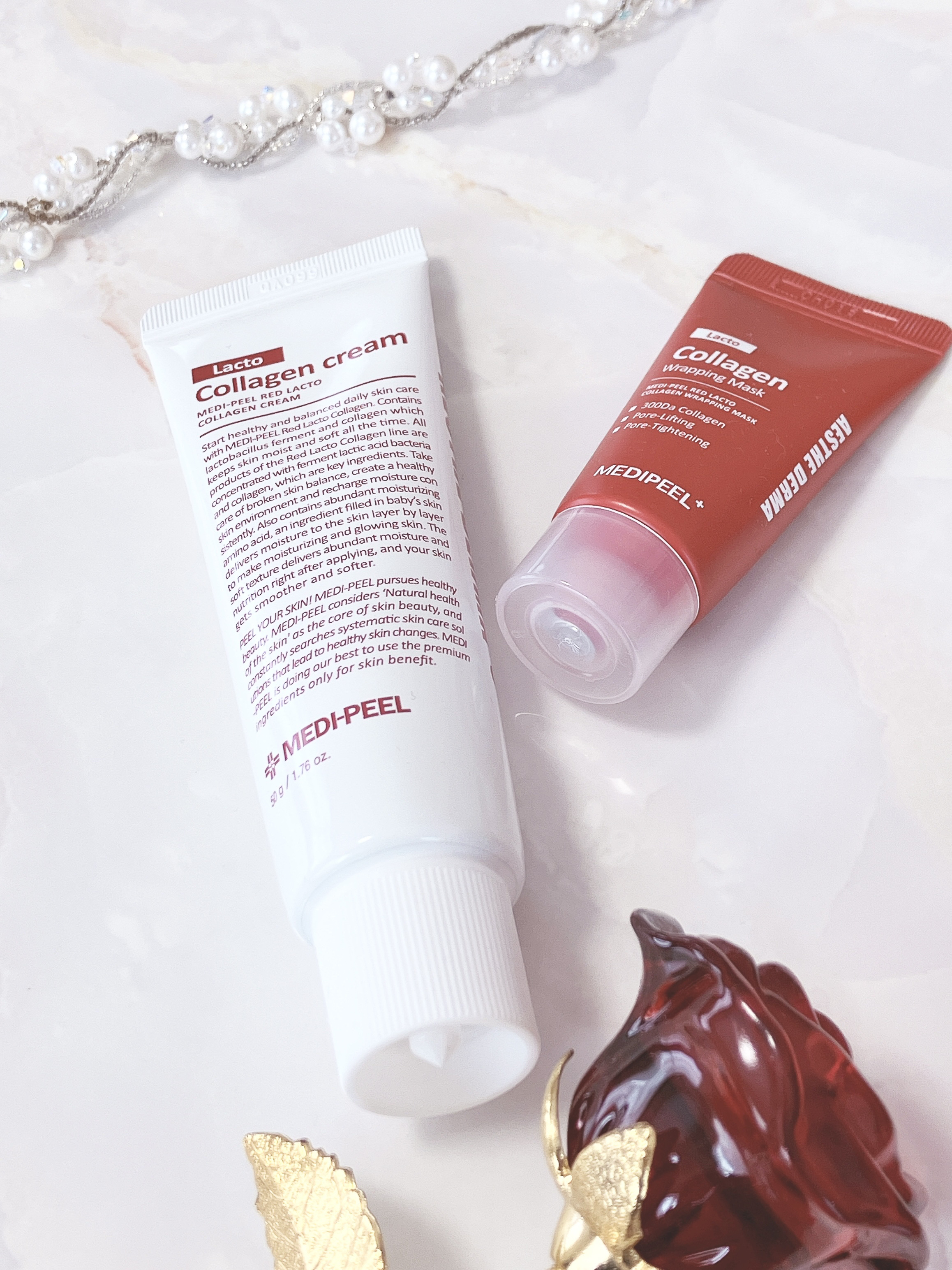 レッドラクトコラーゲンクリーム/MEDIPEEL/フェイスクリームを使ったクチコミ（3枚目）