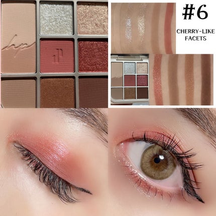 ドットオンムードアイパレット/Heart Percent/アイシャドウパレットを使ったクチコミ(5枚目)