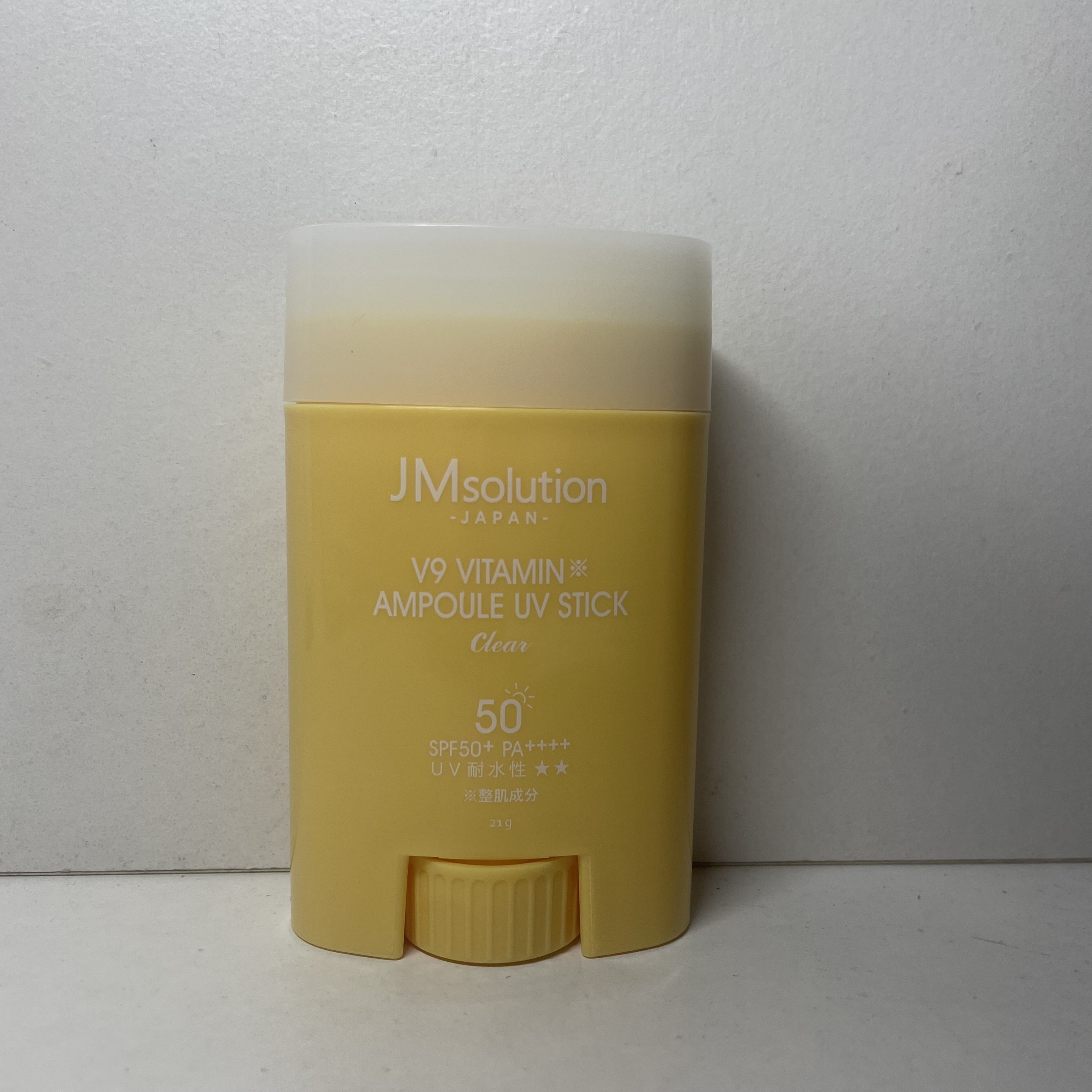 V9ビタミンアンプルUVスティック CLEAR/JMsolution/日焼け止めスティックを使ったクチコミ（1枚目）