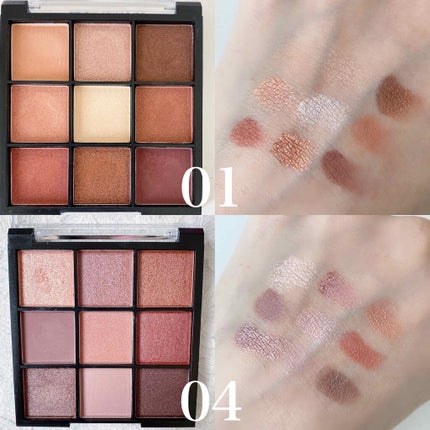 UR GLAM BLOOMING EYE COLOR PALETTE/U R GLAM/アイシャドウパレットを使ったクチコミ(2枚目)