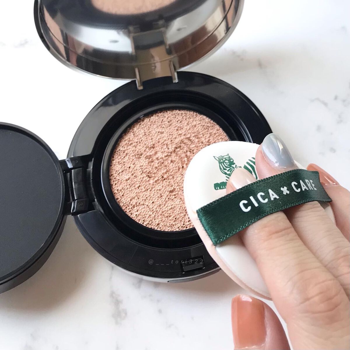 CICA エアリーフィットカバークッション/VT/クッションファンデーションを使ったクチコミ(8枚目)
