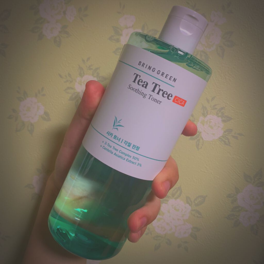 ティーツリーシカスージングトナー/BRING GREEN/化粧水を使ったクチコミ（1枚目）