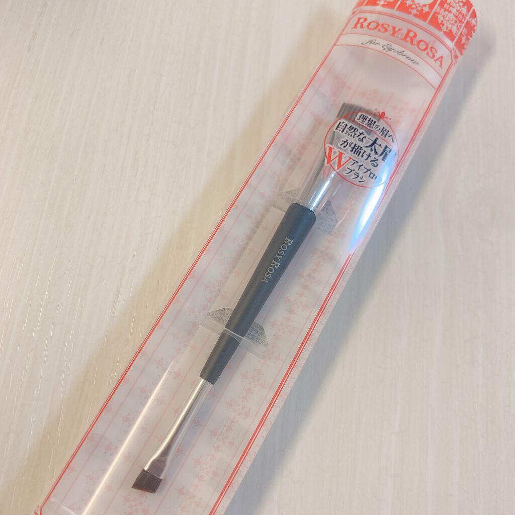 ダブルエンドアイブロウブラシ スマッジタイプ/ロージーローザ/メイクブラシを使ったクチコミ(1枚目)