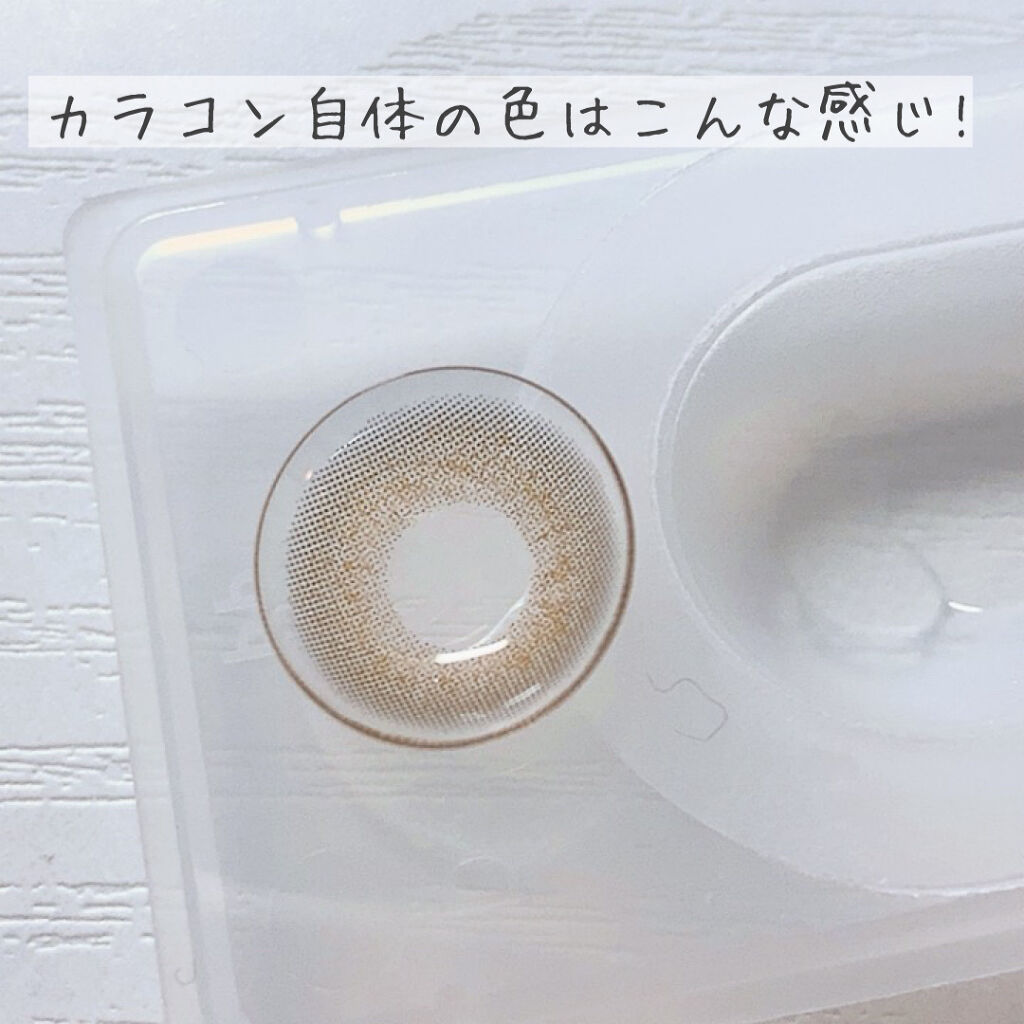 メローズ(Mellows)/OLOLA/カラーコンタクトレンズを使ったクチコミ（3枚目）