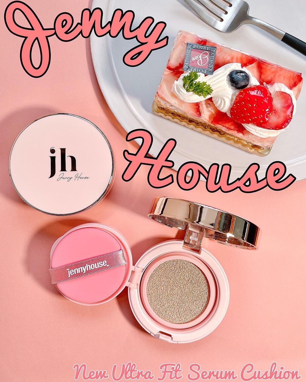 ウルトラフィットセラムクッション/jenny house/クッションファンデーションを使ったクチコミ（1枚目）