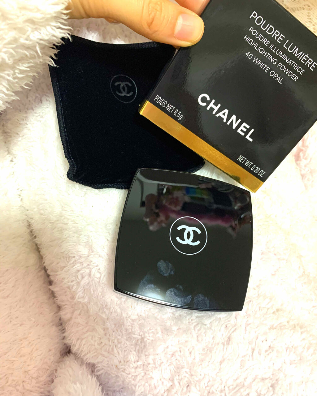 プードゥル ルミエール 40 ホワイトオパール/CHANEL/パウダーハイライトを使ったクチコミ（1枚目）