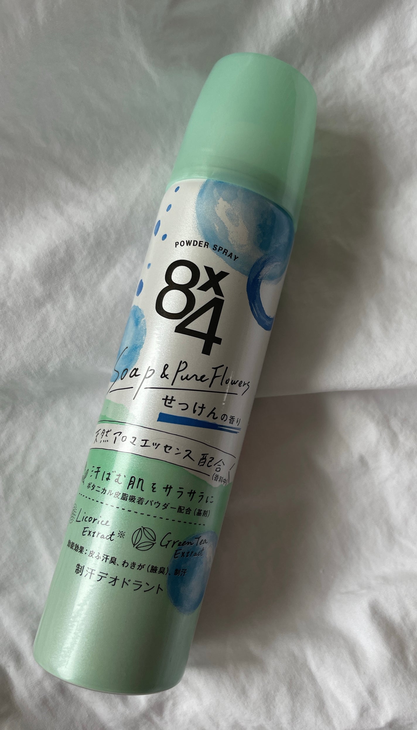 パウダースプレー せっけんの香り/8x4/デオドラント・制汗剤を使ったクチコミ(1枚目)