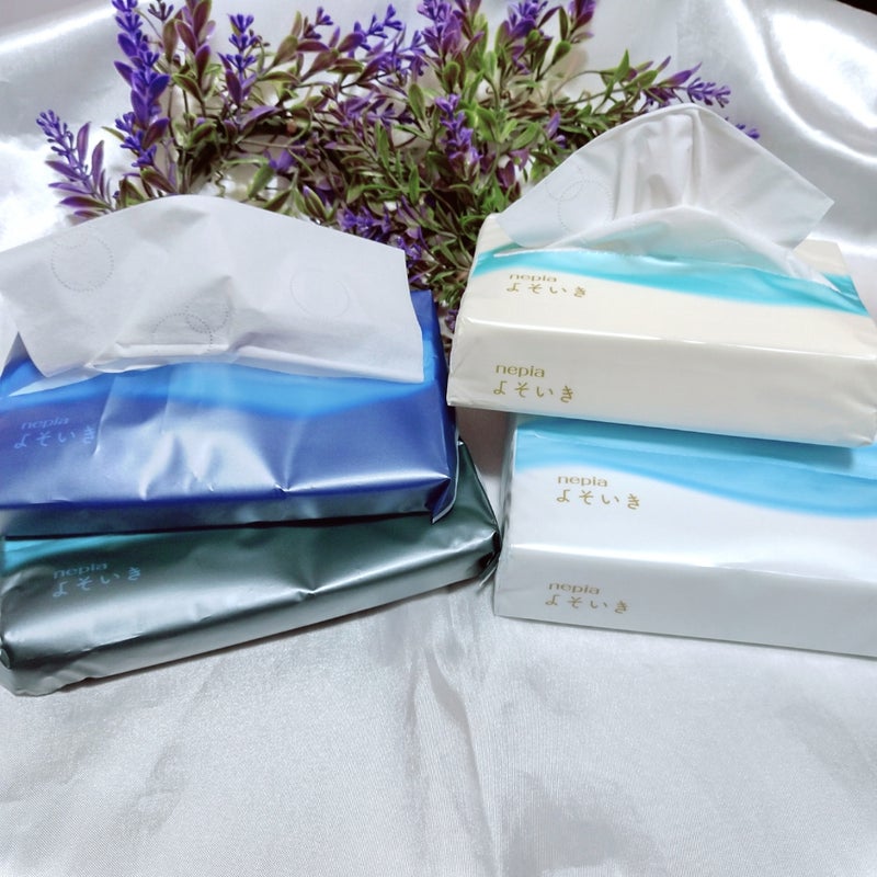 よそいき保湿ティシュ/ネピア/ティッシュを使ったクチコミ（2枚目）