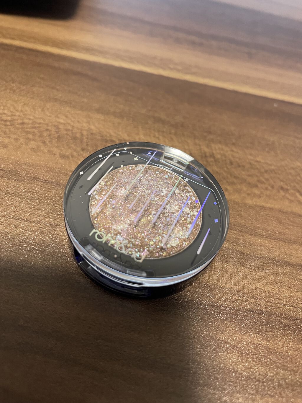 グリッター シャドウ カラー/rom&nd/グリッターを使ったクチコミ（1枚目）