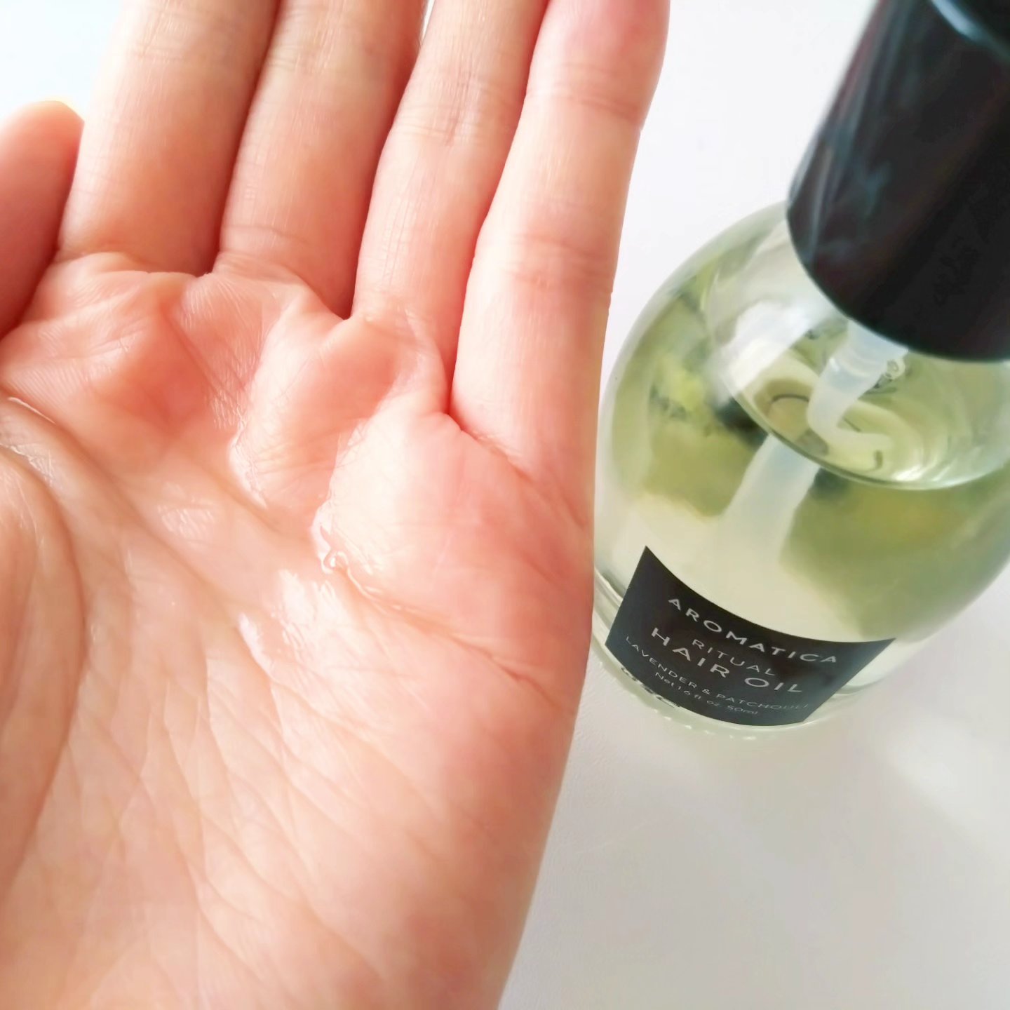 リチュアルヘアオイルラベンダー＆パチョリ/AROMATICA/ヘアオイルを使ったクチコミ（3枚目）