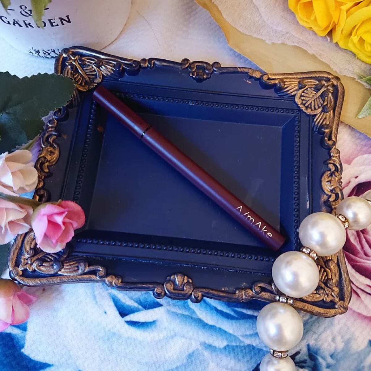 エーメイク マットリキッドアイライナー  ダークブラウン/A/mAke/リキッドアイライナーを使ったクチコミ（3枚目）