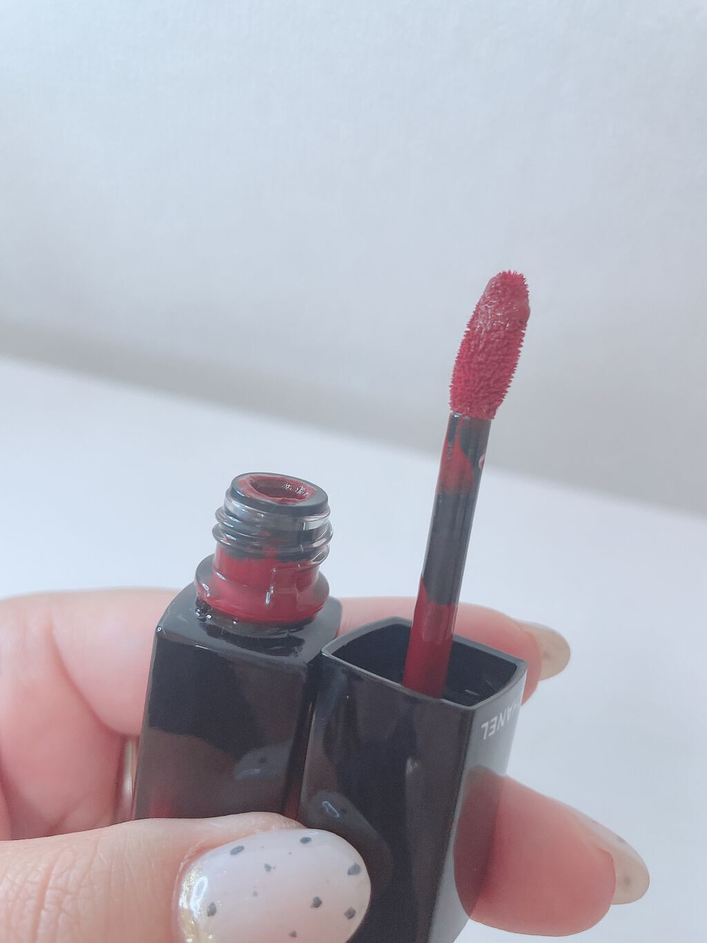 ルージュ アリュール ラック 74 エクスペリモンテ/CHANEL/口紅を使ったクチコミ（2枚目）