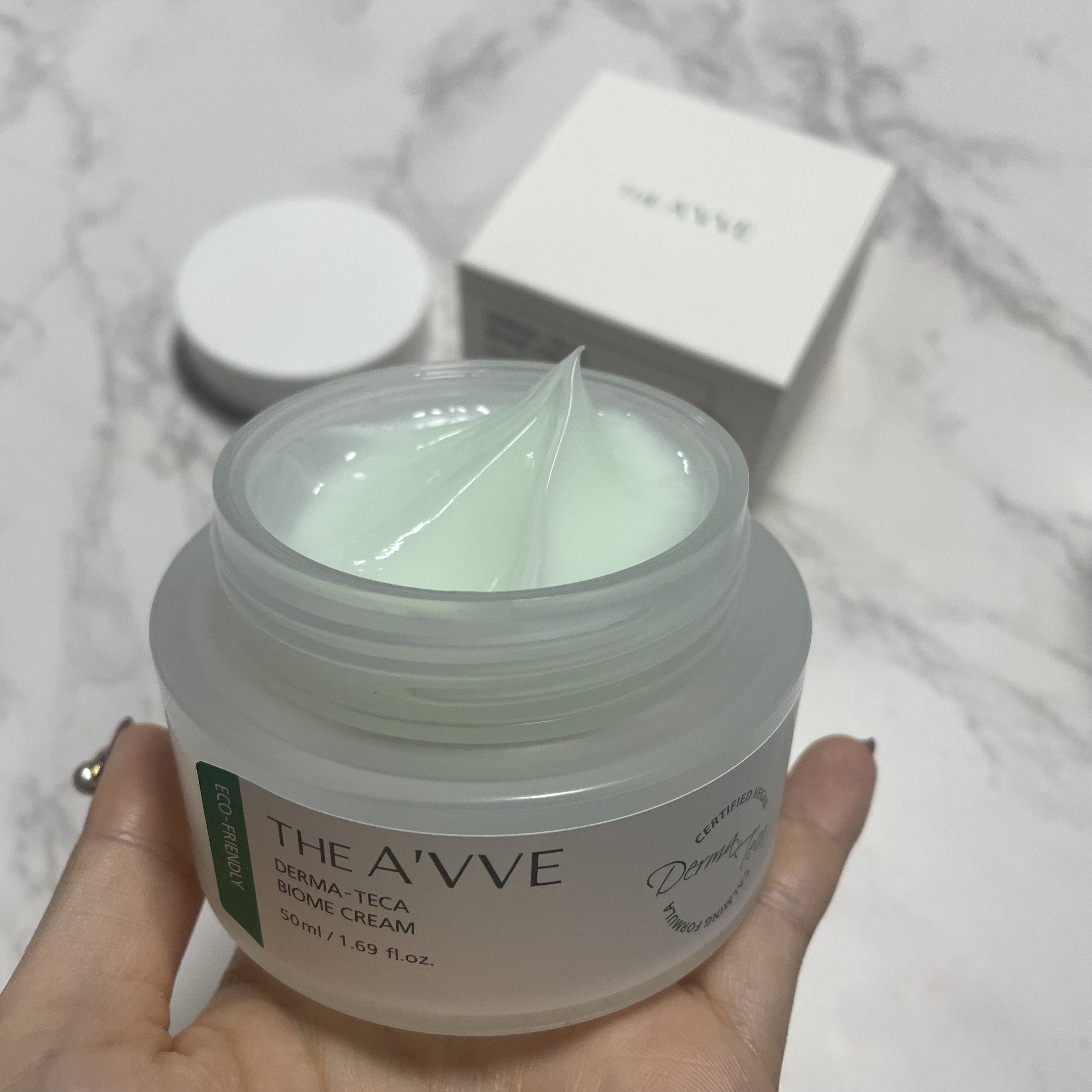 ダーマテカバイオームクリーム/THE A'VVE/フェイスクリームを使ったクチコミ（3枚目）