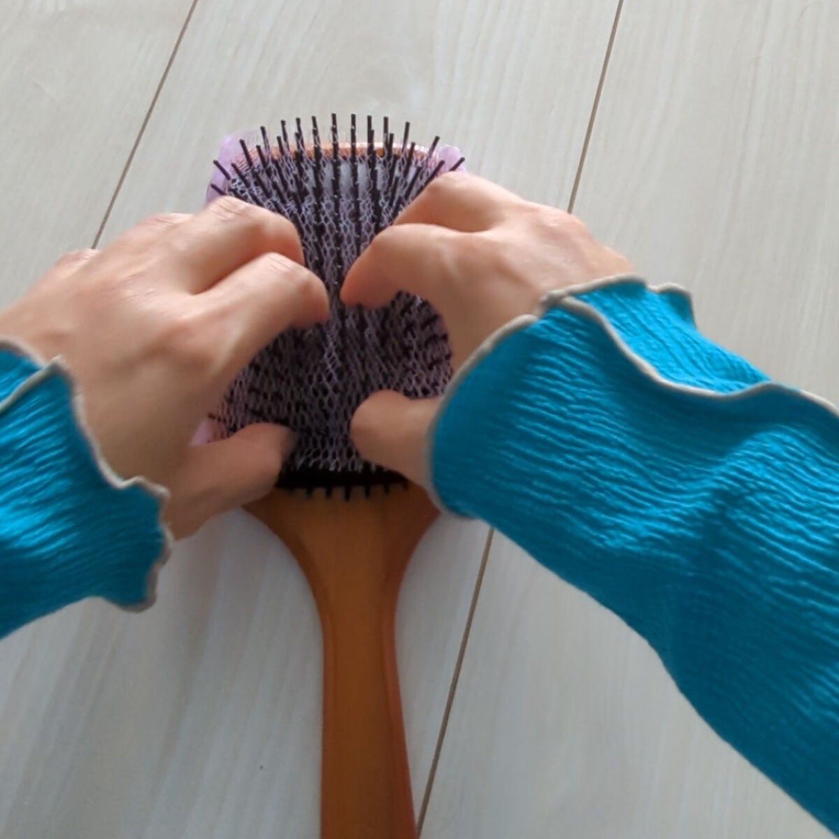 ブラシケアネット/DAISO/ヘアケアグッズを使ったクチコミ(7枚目)