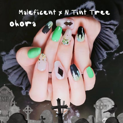 セミキュアジェルネイル(ハンド)/ohora/ネイルシールを使ったクチコミ(1枚目)