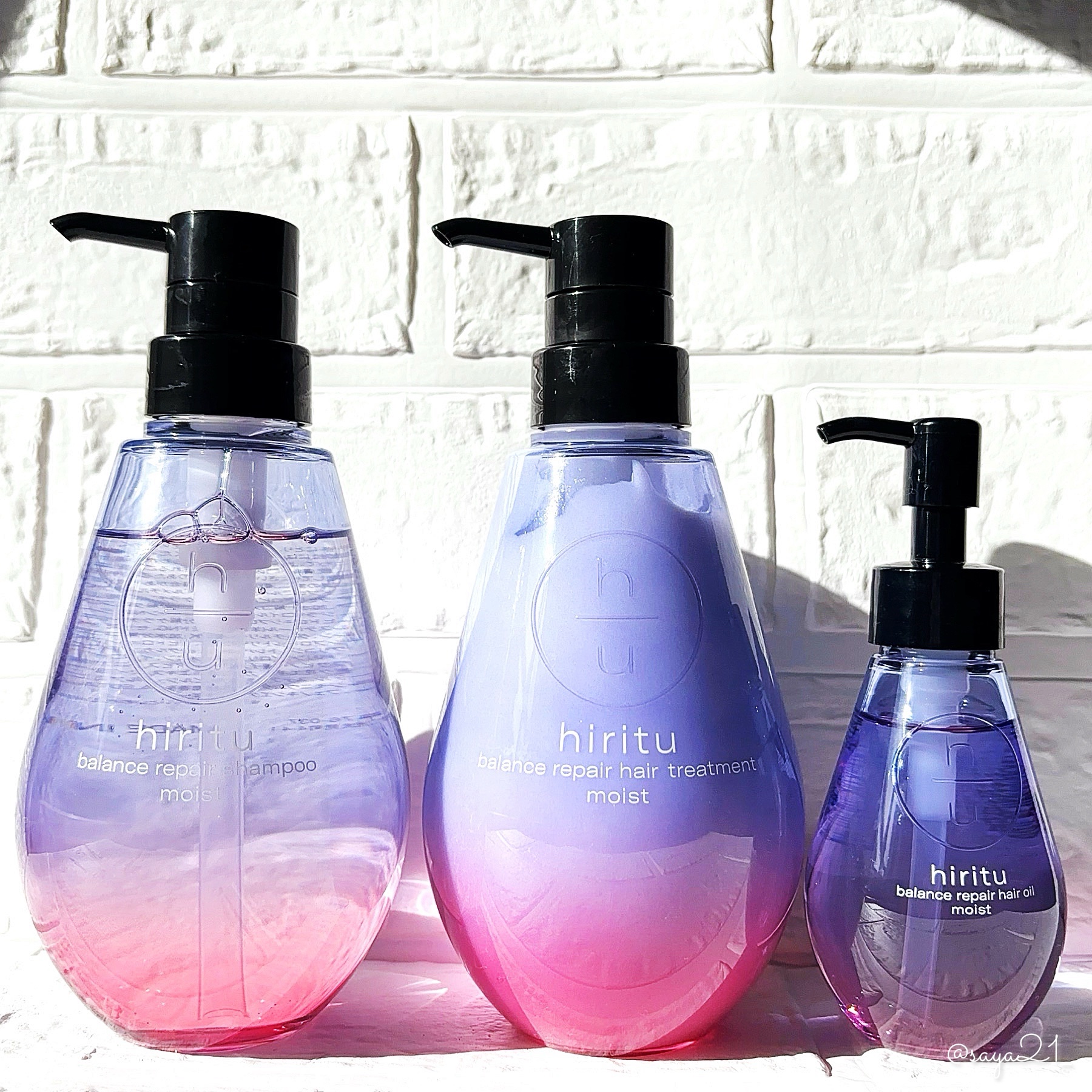 バランスリペア シャンプー/ヘアトリートメント モイスト/hiritu/市販シャンプーを使ったクチコミ（1枚目）