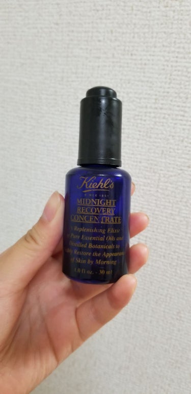 キールズ ミッドナイトボタニカル コンセントレート/Kiehl's/フェイスオイルを使ったクチコミ（1枚目）