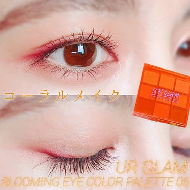 UR GLAM　BLOOMING EYE COLOR PALETTE/U R GLAM/アイシャドウパレットを使ったクチコミ（1枚目）