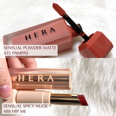 HERA センシュアルパウダーマットリキッドのクチコミ「メガ割購入品紹介！HERAリップ♡
ーーーーーーーーーーーーーーーーーーーーー
HERA
セン.....」（3枚目）