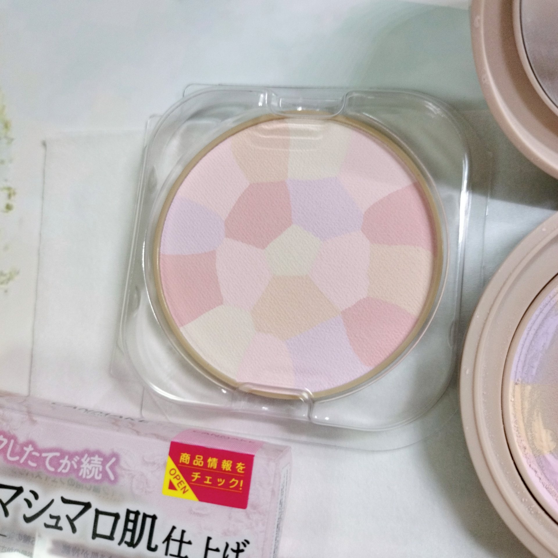 マシュマロフィニッシュパウダー　～Abloom～ 02 サクラチュール（リフィル）/キャンメイク/プレストパウダーを使ったクチコミ（3枚目）