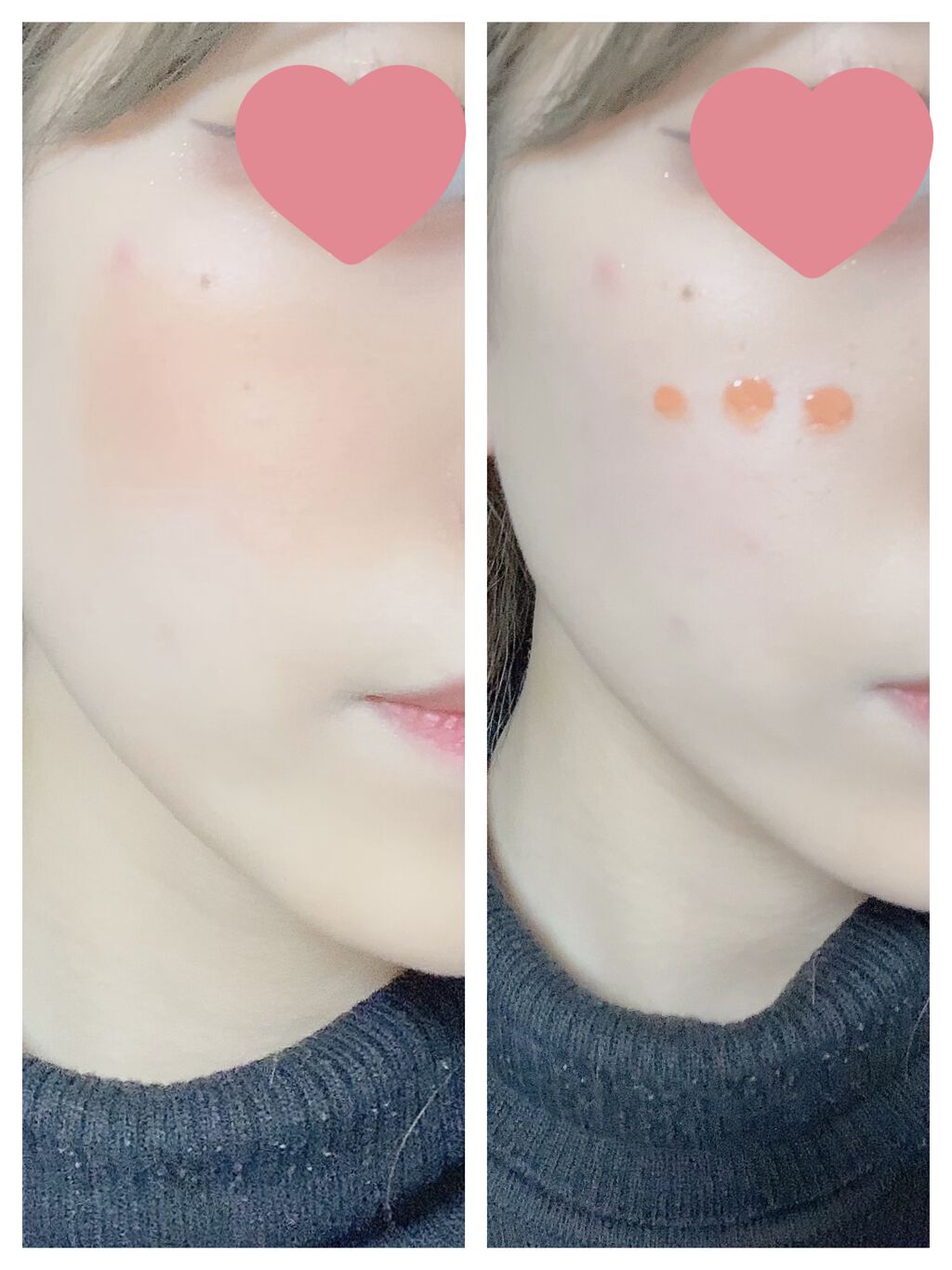 ソフトクリームチーク/AMUSE/リキッドチークを使ったクチコミ（3枚目）