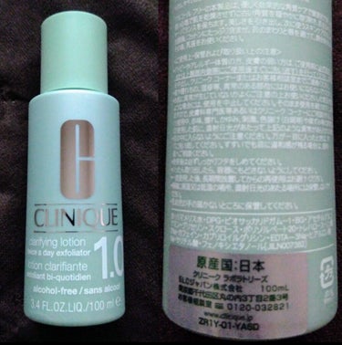 クラリファイング ローション 1.0 100ml/CLINIQUE/化粧水を使ったクチコミ（1枚目）