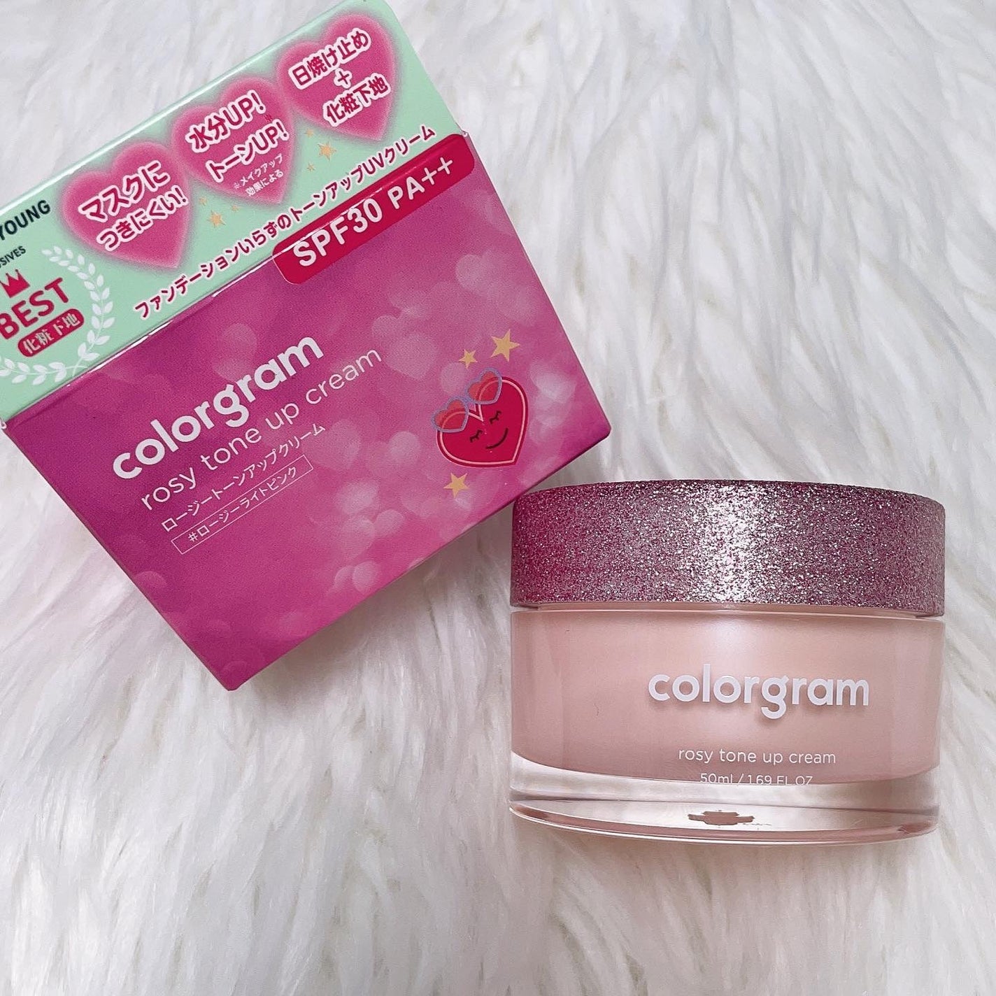 ロージー トーンアップクリーム /Colorgram/化粧下地を使ったクチコミ(6枚目)