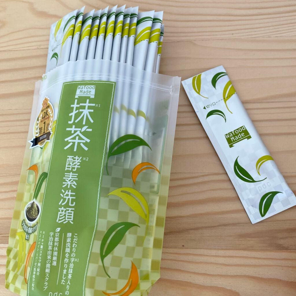 ワフードメイド 宇治抹茶酵素洗顔/pdc/洗顔パウダーを使ったクチコミ(3枚目)