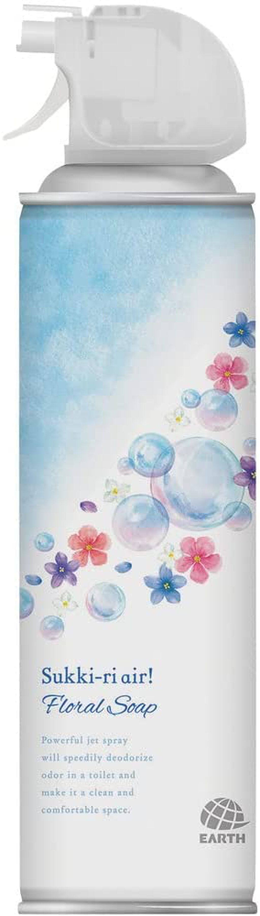 トイレのスッキーリエア！Sukki-ri air!  フローラルソープの香り