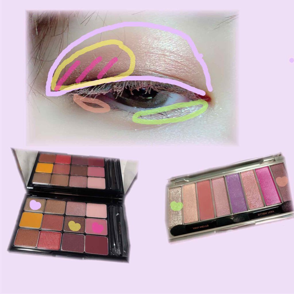 ファーストコレクションアイズ/VAVI MELLO/アイシャドウパレットを使ったクチコミ(2枚目)