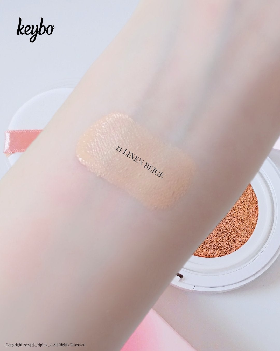 F5 リフレッシュクッション/keybo/クッションファンデーションを使ったクチコミ(7枚目)