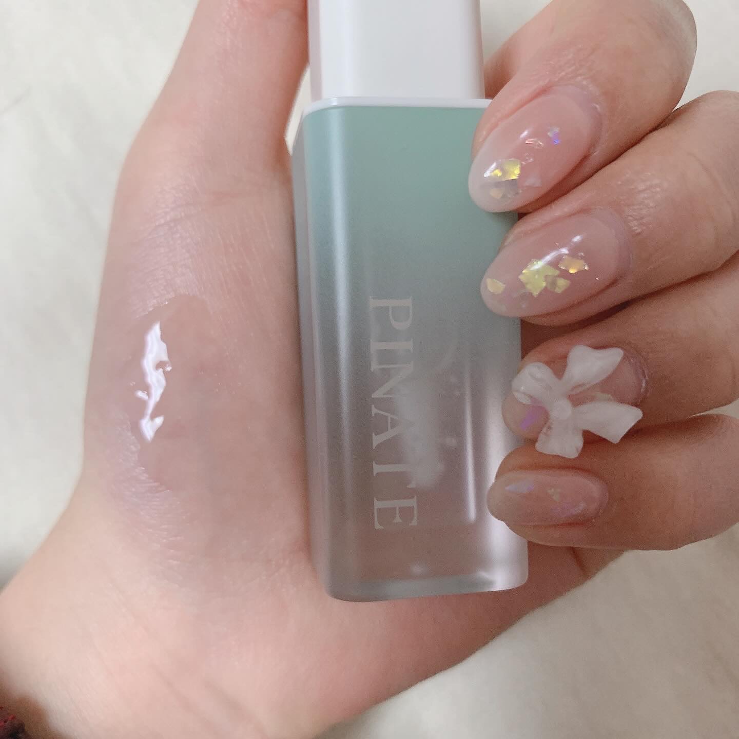 ナチュラルブルームリップオイルセラム 3色セット/PINATE/リップグロスを使ったクチコミ（2枚目）