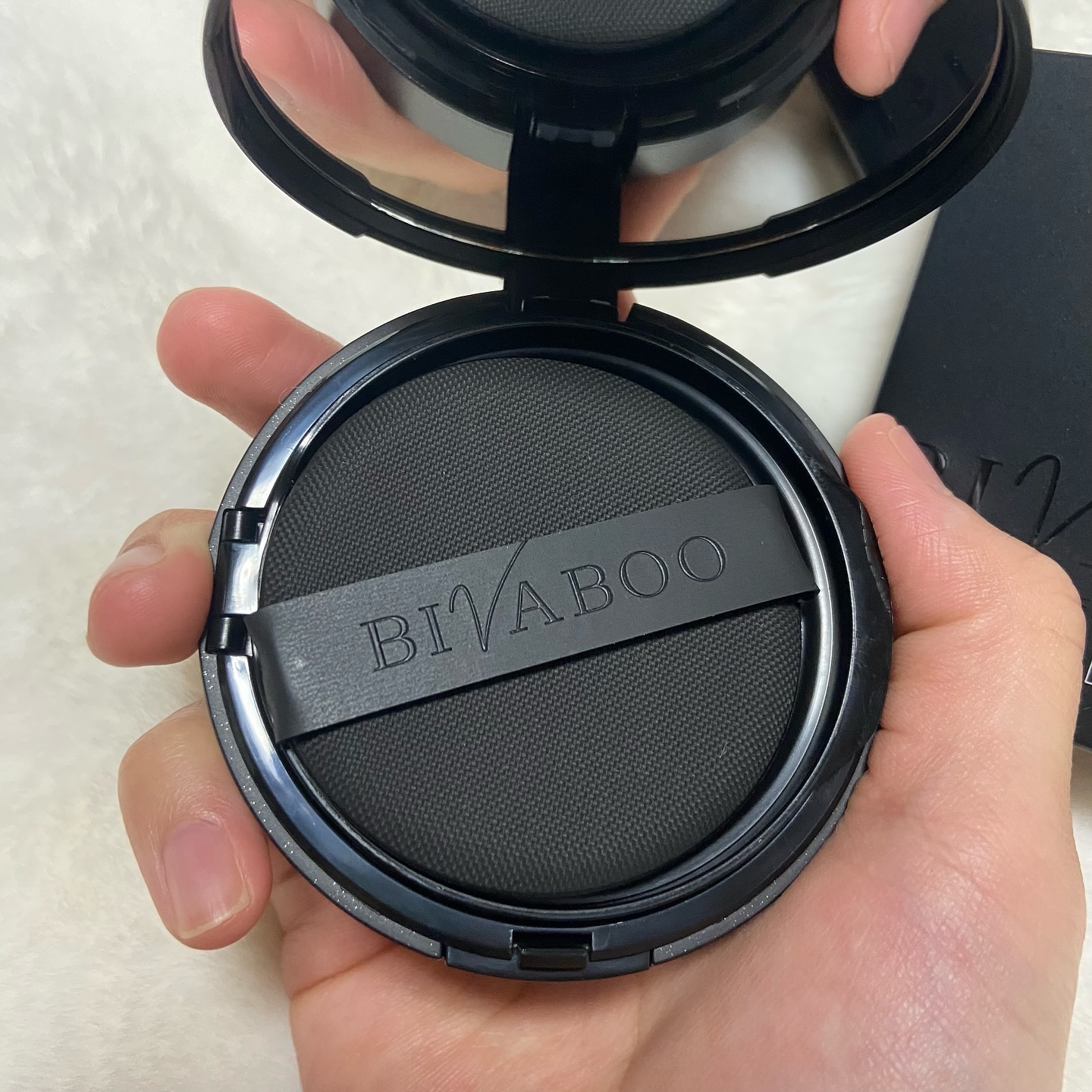 ベルベットジュエルクッション/BIVABOO/クッションファンデーションを使ったクチコミ（3枚目）