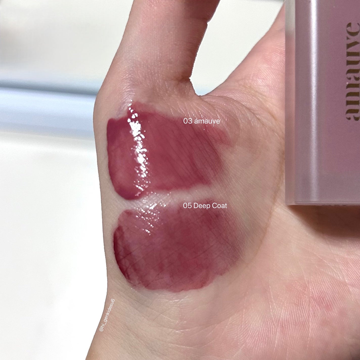 デューイドトムティント/amauve/リップティントを使ったクチコミ(2枚目)