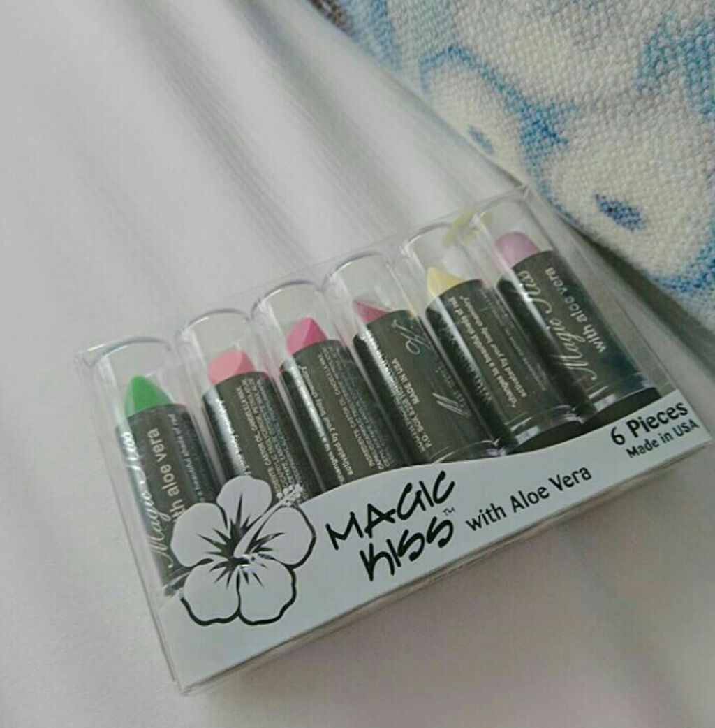 Magic Kiss with aloe vera/Magic　Kiss　with　aloe　vera/口紅を使ったクチコミ（1枚目）