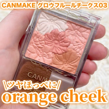 【春チーク】CANMAKEでオレンジ春メイク🌸



CANMAKE
グロウフルールチークス 
03フェアリーオレンジフルール



ラメ入りのチークで
イエベさんにピッタリのチークかなと🍊


付属の